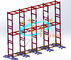 Truss ระบบ Heavy Duty Stage Truss Screen Truss Wall Totem Ladder Type