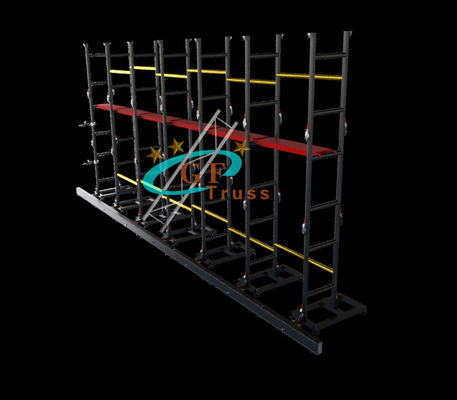 สแต็คหน้าจอ LED Truss อลูมิเนียมระบบมัดพื้นอย่างรวดเร็ว