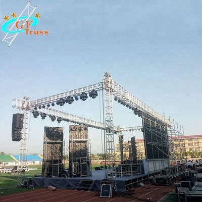 โคมไฟอลูมิเนียมมัดเวทีคอนเสิร์ตกลางแจ้งหลอด 50 * 3 มม