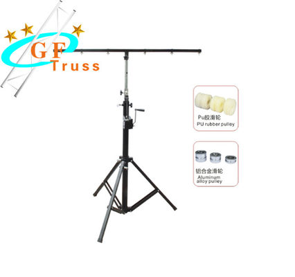 เหตุการณ์โคมไฟลำโพง Truss Crank Stand Telescopic Lifting Tower