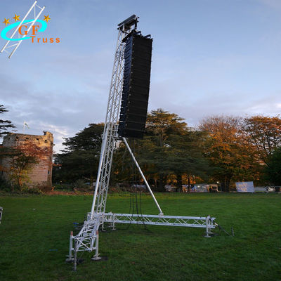Truss Array 10M Line อลูมิเนียมอัลลอยด์ทาวเวอร์โหลดเพื่อความปลอดภัย