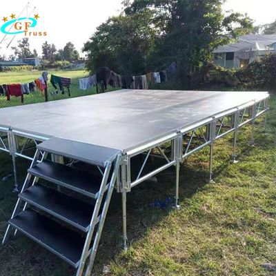 แพลตฟอร์มเวทีแพลตฟอร์มอลูมิเนียมแพลตฟอร์มขาปรับระดับอลูมิเนียมคุณภาพสูง