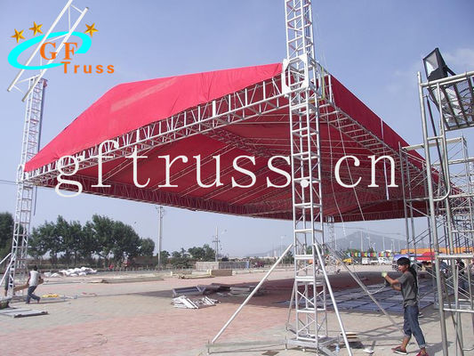 TUV DJ Concert Square อลูมิเนียม Spigot Truss Hang LED Screen