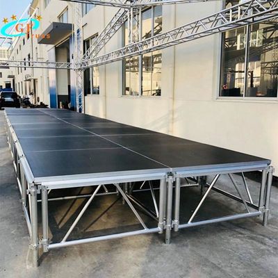 แท่นเวทีอลูมิเนียมแบบพกพา Plexiglass 1.22 * 1.22M