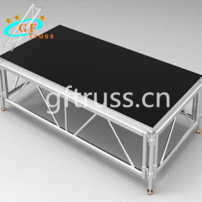 เวทีแพลตฟอร์มอลูมิเนียม GF 750kgs / M2 สำหรับคอนเสิร์ตกลางแจ้ง