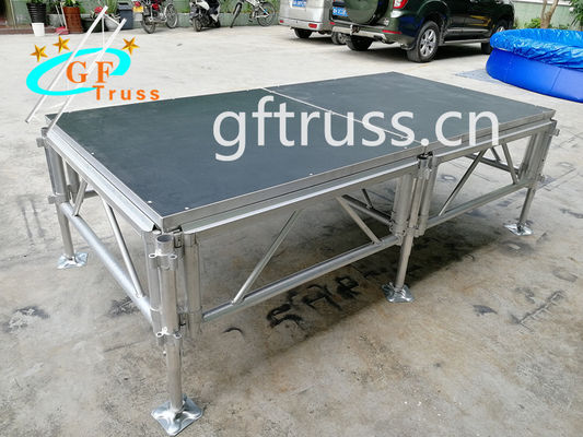 เวทีแพลตฟอร์มอลูมิเนียม GF 750kgs / M2 สำหรับคอนเสิร์ตกลางแจ้ง