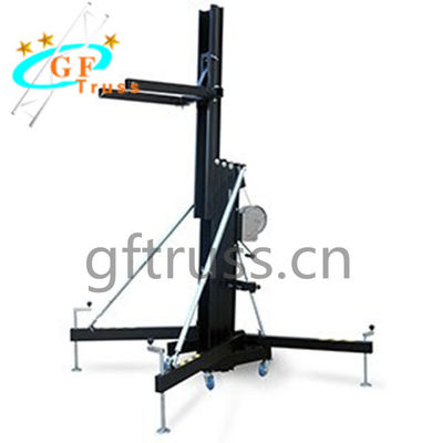 ยก 300kg Hand Crank Stand Truss ขาตั้งลำโพงสำหรับงานแต่งงาน