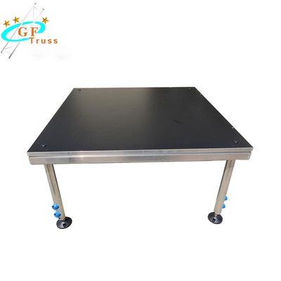 6061-T6 แท่นไม้ขาอลูมิเนียมเวที 750 กก. / ตร.ม.
