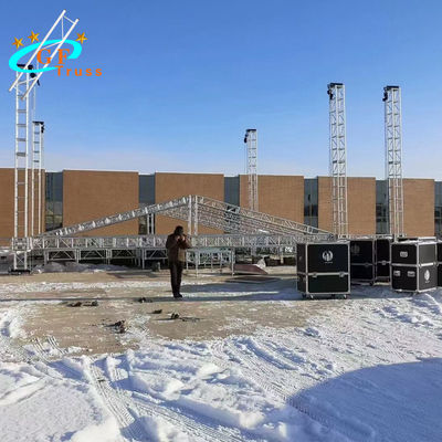 ระบบมัดหลังคาอลูมิเนียมแบบ Telescopic ขนาด 50 * 3 มม. สำหรับลิฟต์