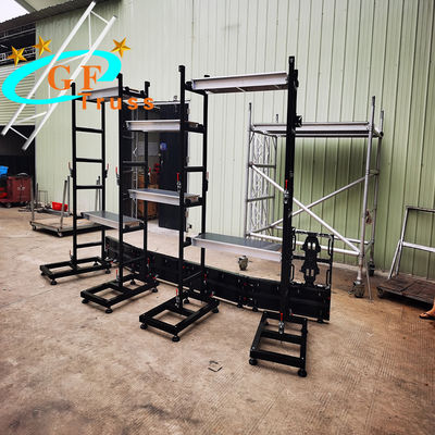 อลูมิเนียม 6061-T6 LED Screen Truss Spigot Connection