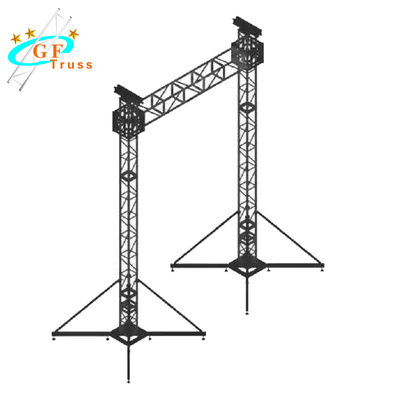โครงลำโพงอลูมิเนียม Line Array ความสูง 10 เมตรวางสาย