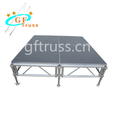 3Floors GF 1.22 * 1.22M เวทีแพลตฟอร์มอลูมิเนียมสำหรับคอนเสิร์ต