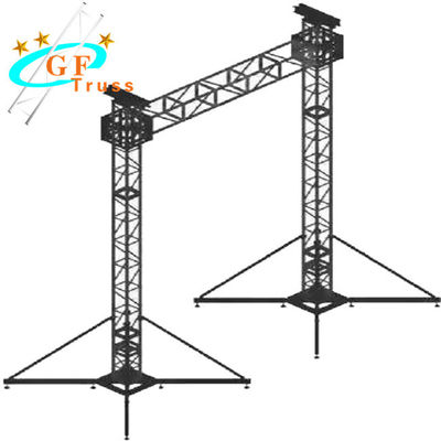 6061 T6 อลูมิเนียม Stage Gate Triangle Truss สำหรับ LED Screen Cabin Screen