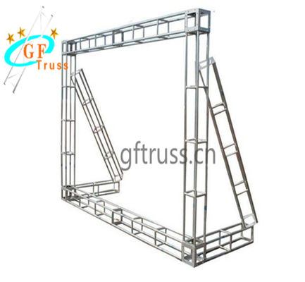 6061 T6 อลูมิเนียม Stage Gate Triangle Truss สำหรับ LED Screen Cabin Screen