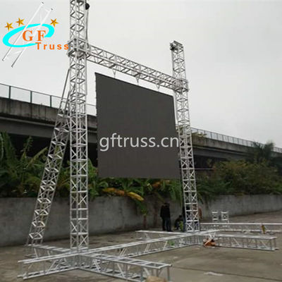 6061 T6 อลูมิเนียม Stage Gate Triangle Truss สำหรับ LED Screen Cabin Screen