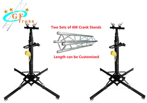 โครงนั่งร้านอลูมิเนียมน้ำหนักเบาสูง 6 เมตร Telescopic Lifting Tower