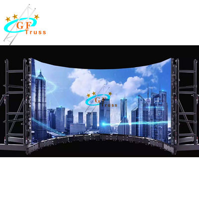 น้ำหนักเบา 0.64 เมตรความยาวจอ LED Truss พร้อมแขนถ่วงดุล