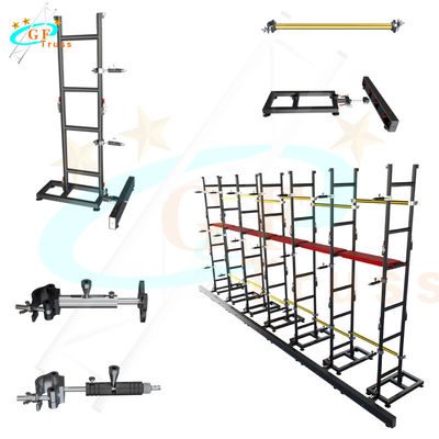 ขาตั้งรองรับโครงสร้างผนังวิดีโอ Truss จอแสดงผล LED แบบกำหนดเอง
